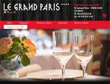 Tablet Screenshot of hotel-grand-paris.com